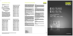 LPG Forklifts Clark C60 L