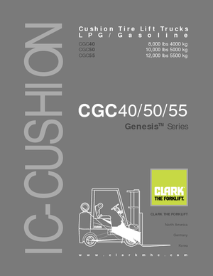 LPG Forklifts Clark CGC 55