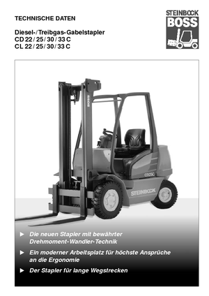 LPG Forklifts Steinbock CL 33 C