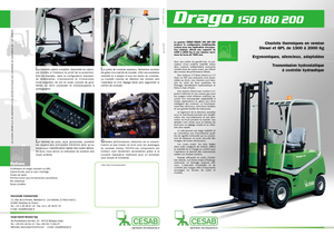 LPG Forklifts Cesab Drago 180