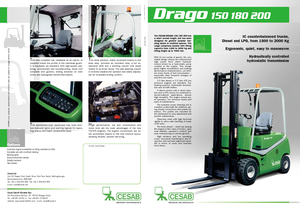 LPG Forklifts Cesab Drago 180