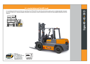 LPG Forklifts OMG Ergos 40 G