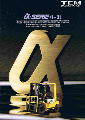 Lpg ön forkliftler TCM FG 25 N 3 T