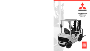 LPG Forklifts Mitsubishi FG 30 K