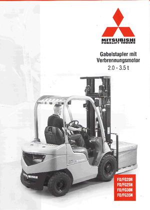 LPG Forklifts Mitsubishi FG20N