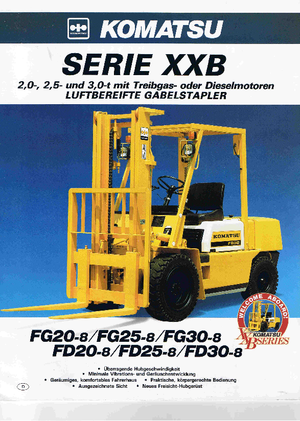 LPG Forklifts Komatsu FG 20 T-8