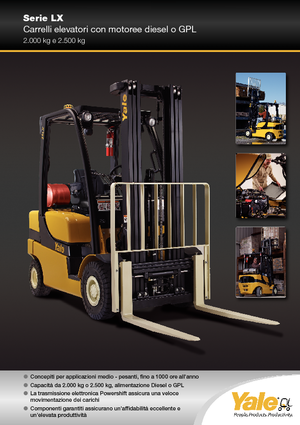 LPG Forklifts Yale GLP 25 LX