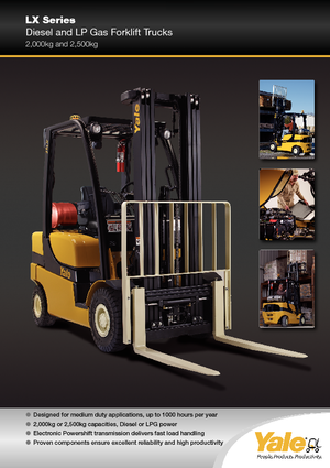 LPG Forklifts Yale GLP 25 LX
