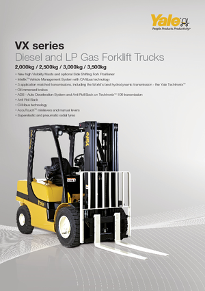 Lpg ön forkliftler Yale GLP 25VX Productivity