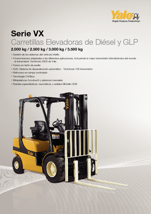 Lpg ön forkliftler Yale GLP 25VX Productivity