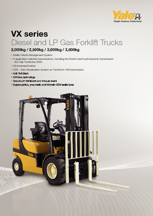 Lpg ön forkliftler Yale GLP 35VX Base