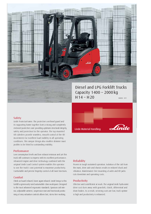 LPG Forklifts Linde H18T