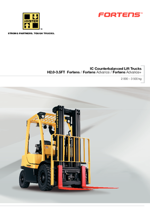 LPG Forklifts Hyster H 2.5 FT