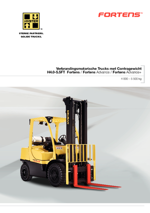 LPG Forklifts Hyster H4.0FT6
