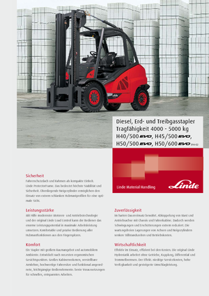 Diesel Explosion Proof Forklifts Linde H40T