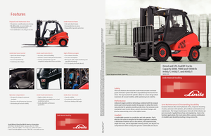 Dizel Patlamaya Dayanıklı Forkliftler Linde H 40 T