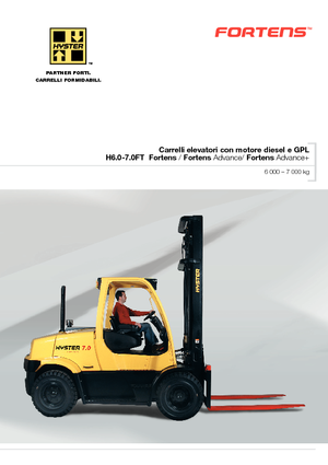 LPG Forklifts Hyster H 7.0 FT