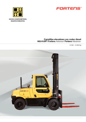 LPG Forklifts Hyster H8.0FT 6