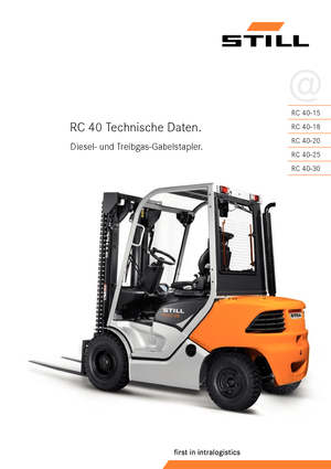 Lpg ön forkliftler Still RC 40-25 T