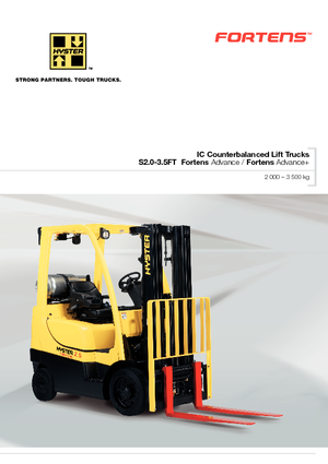 LPG Forklifts Hyster S2.5FT