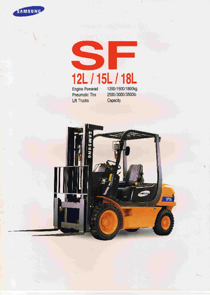LPG Forklifts Samsung SF 18 L