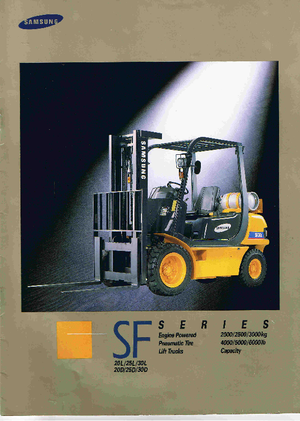 Lpg ön forkliftler Samsung SF 20 L