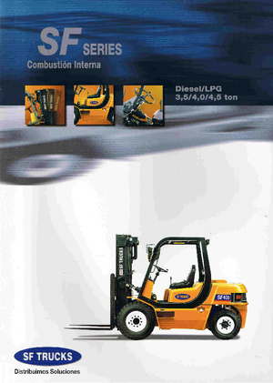 Lpg ön forkliftler Samsung SF 40 L