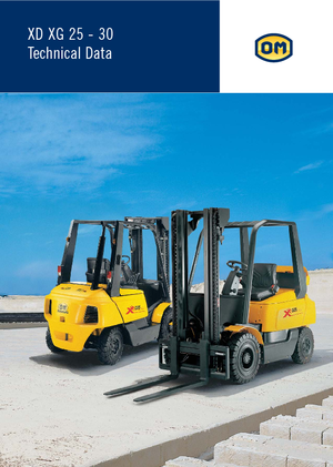 Lpg ön forkliftler OM XG 30