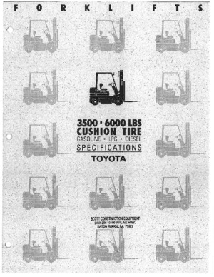 LPG Forklifts Toyota 5 FG C 20