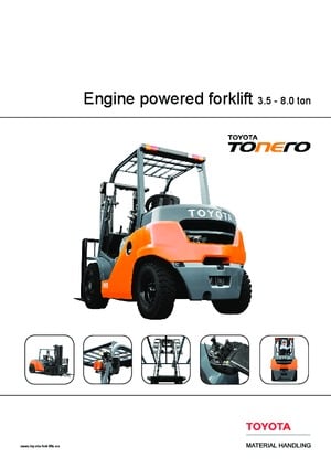 LPG Forklifts Toyota 8 FG 40 N