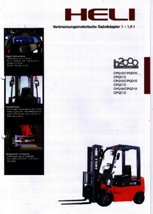 LPG Forklifts Heli CPQD 15