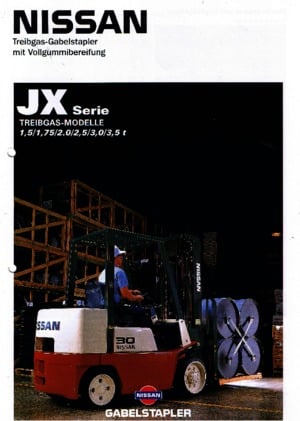 Lpg ön forkliftler Nissan CUJ 02 A 20 PU