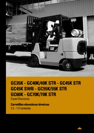 LPG Forklifts Caterpillar GC70K