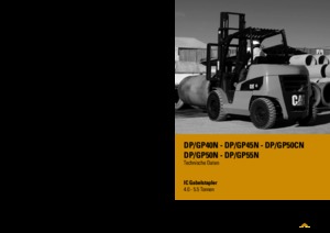 LPG Forklifts Caterpillar GP50N