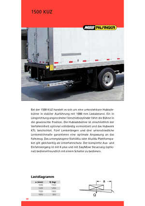 Loading platforms MBB Palfinger 1500 KUZ