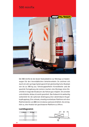 Loading platforms MBB Palfinger 500 minifix