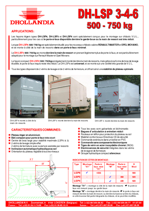 Loading platforms Dhollandia DH-LSP 3-4-6