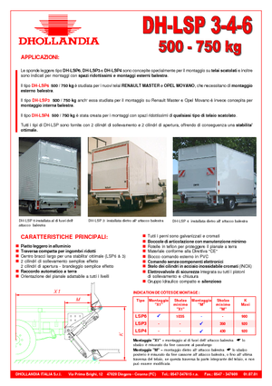Loading platforms Dhollandia DH-LSP 3-4-6