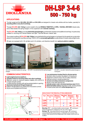 Loading platforms Dhollandia DH-LSP 3-4-6