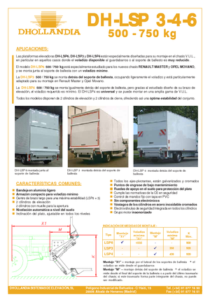 Loading platforms Dhollandia DH-LSP 3-4-6