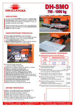 Loading platforms Dhollandia DH-SMO