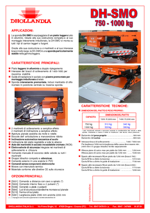 Loading platforms Dhollandia DH-SMO