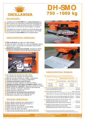 Loading platforms Dhollandia DH-SMO