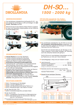 Loading platforms Dhollandia DH-SO
