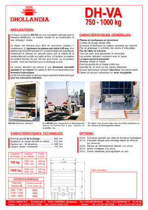 Loading platforms Dhollandia DH-VA