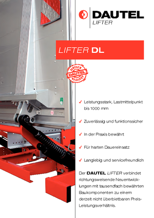 Loading platforms DAUTEL DL 1000 L Typ C