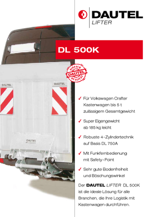 Loading platforms DAUTEL DL 500 K/ 750 K
