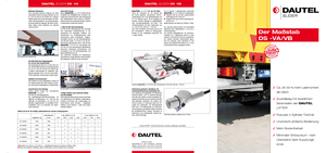 Loading platforms DAUTEL DS 3000 VA