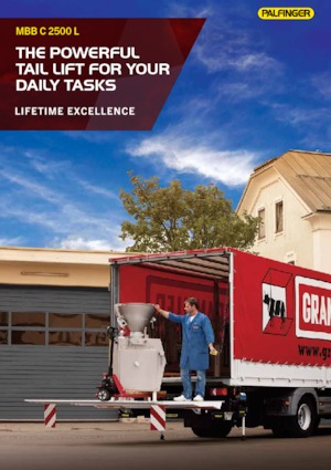 Loading platforms MBB Palfinger MBB C 2500 L