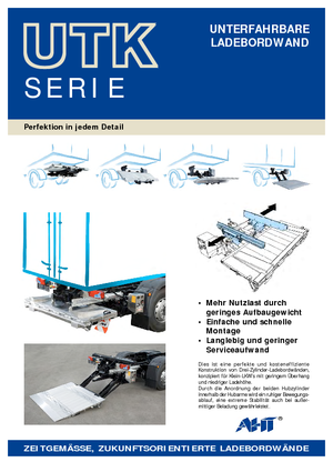 Platformları yükleme AHT UTK 1500 ST/AL